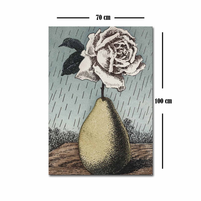 Wallity Lienzo Decorativo Les Moyens d'Existence 1969 de René Magritte 70 x 100 cm